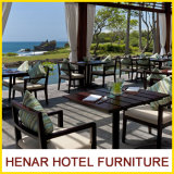 Hospitality Hotel Restaurant Furniture Outdoor Dining Table and Chair