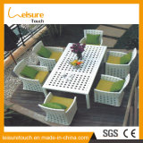 Modern Garden Furniture Used Patio Synthetic Rattan Dining Table
