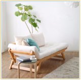 Nordic Japanese-Style Solid Wood Foldable Sofa