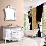 New Floor Standing Mirror Cabinet Design PVC Bathroom Cabinet (8001)