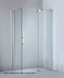 8-10mm Tempered Glass Shower Screen with Support Bar