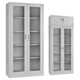 Normal Glass Swing Door Good Quality Powder Coating Office Furniture Metal Storage Filing Cabinet