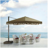 Foshan Factory Directly Sale! Rattan Wicker Garden Furniture with Unbrella