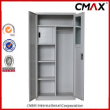 Metal Cupboard with Mirror and Inside Safe Box Steel 2-Doors Filing Cabinet Cmax-FC02-009