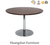 Solid Wood Edging Round Dining Table for Restaurant (HD881)
