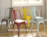 Replica Vintage and Galvanized Metal Iron Dining Chairs