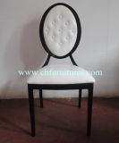 High Quality Black Frame White Leather Banquet Chair (YC-D80)