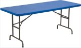 6FT Adjustable-Height Molded Plastic Top Table