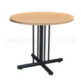 Metal Base Plywood Laminate Round Cafe Table (SP-RT483)