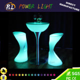 PE Material LED Coffee Table LED Furniture LED Bar Furniture