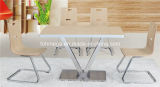 Latest Design 4 Chairs Compact HPL Dining Table (FOH-BC13)