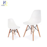 Cheap Wooden Leg Chair Plastic PP ABS Colorful Dining Chair Eames Dsw Dar Chair for Kids