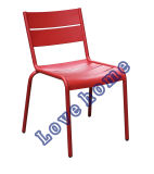 Dining Restaurant Coffee Luxembourg Stacking Metal Side Chair