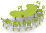 Popular Kids Table and Chairs Set Carton Furniture Plastic Study Desk