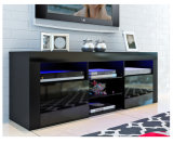146cm High Gloss Front Door LED TV Stand Cabinet Unit