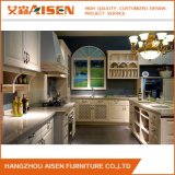 2017 Hot Sale Solid Wood Kitchen Cabinet with Island