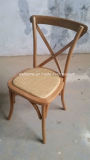 Natural Color Oak Wooden Cross Back Chair for Sale