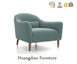 Modern Wooden Living Room Furniture Linen Fabric Single Leisure Sofa Chair (HD167)