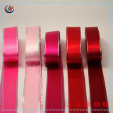 Gift Wrapping Satin Ribbon with Silver Edge for Wedding Decoration