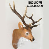 Home Decor Lifelike Resin Deer Head Wall Art for Sale