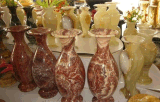 Vase for Home Decorate Borwn Marble Onyx Vase Home Decor