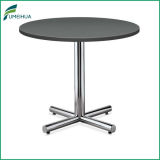 Low Cost Round Black HPL Laminate Table for School