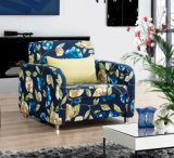 Fabric Sofabed Chair with All Metal Frame for Home Hotel