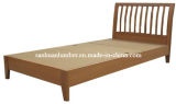 Graceful Solid Single and Double Wooden Bed