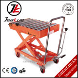 300/500kg Pedal Hand Lift Table with Roller