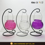 Home Decoration Candlestic Hung Lantern Glass Candle Holders