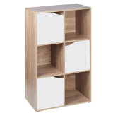 6, 9 Cube Modular Storage Unit Wood Door Bookcase Bookshelves