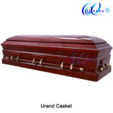 Cloth Covered Casket Emperor Half Couch Coffin and Casket