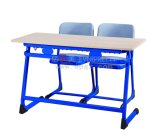 Double Student Desk and Chair, Double Desk with PP Chair (SF-32D)
