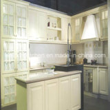 2016 Welbom U-Shape White Solid Wood Commercial Kitchen Cabinet
