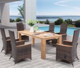 Garden Polywood Outdoor Patio Teak Home Hotel Office Dining Table and Chair (J375)