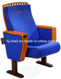 Blue Fabric Covered with MDF Wood Theater Chair