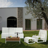 Simple Design Euro Popular Outdoor Patio Sofa Set with Rope &Aluminum Frame (YT996)
