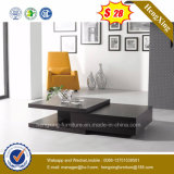 Wooden Living Room Furniture Glass Coffee Table (HX-CF006)