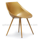 ABS Golden Plastic Chair with Metal Legs for Restaurant (SP-UC211)