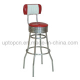 Wholesale High Round Bar Stool with Double Color Upholstery (SP-HBC256)