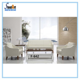 Office Furniture Simple White Sofa Set Design (KBF F642)