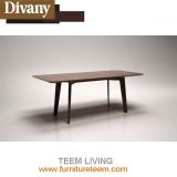 MDF Top Solild Wood Frame Dining Table