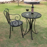 Folding White Metal Wire Mesh Outdoor Furniture