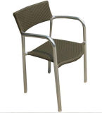 French Style Outdoor Aluminum Rattan Wicker Dining Chair (RC-06002)