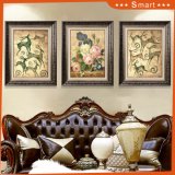 Beautiful Flower Paintings Wall Art on Canvas Used in Hotel Decoration