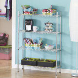 4-Tier Living Room Wire Shelving