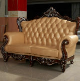 Hotel Lobby Furniture Genuine Leather New Classic Sofa (169)