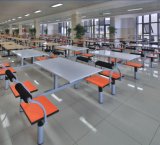 4 People Use Restaurant Food Court Chairs Tables