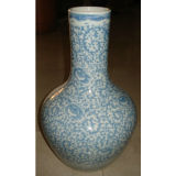Chinese Blue and White Ceramic Vase Lw021c