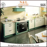 N & L Country Style Oak Classic Design Solid Wood Kitchen Cabinets